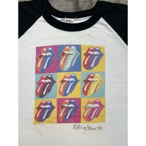 Vintage Rolling Stones 1989 North American Tour Concert T-Shirt Band Tee Sz 3XL